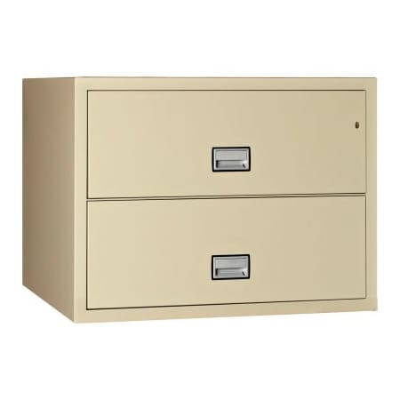 Phoenix Safe International Phoenix Safe Lateral 38" 2-Drawer Fire and Water Resistant File Cabinet, Putty - LAT2W38P